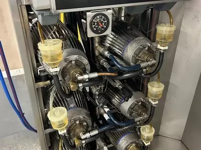 Nilfisk Delta Booster pressure washer system after full bi-annual service, cleaned, serviced, and ready for operation in Stratford.